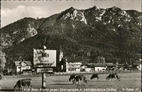 Kruen Saiergruppe Schoettlkarspitze Kat. Kruen