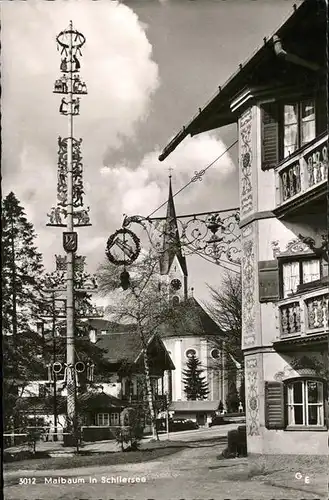 Schliersee Maibaum Kat. Schliersee