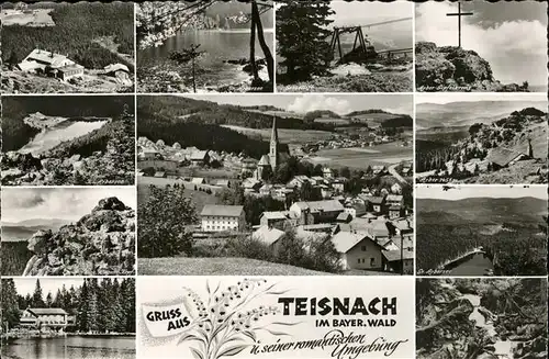 Teisnach Arber Gipfelkreuz Sessellift Arberseehaus Kat. Teisnach