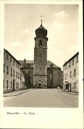 Rehau Oberfranken Kirche Kat. Rehau