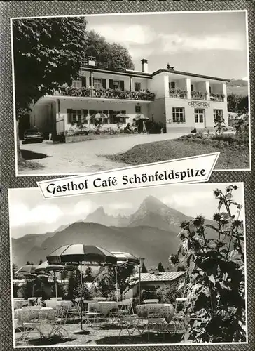 Berchtesgaden Gasthof Schoenfeldspitze Kat. Berchtesgaden