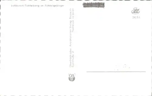 Fichtelberg Bayreuth Teilansicht Kat. Fichtelberg