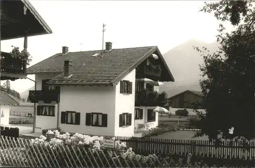 Wallgau Fremdenheim Kat. Wallgau