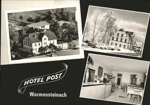 Warmensteinach Hotel Post Kat. Warmensteinach