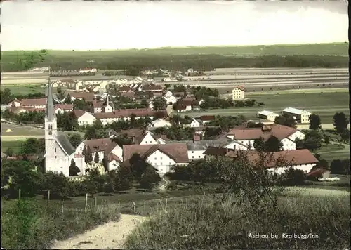 Aschau Inn Gesamtansicht Kat. Aschau a.Inn