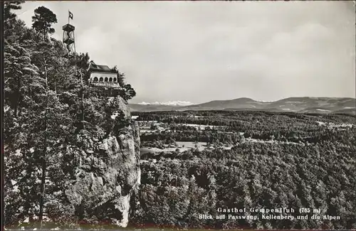 Gempenfluh Gasthof Passwang Kellenber Alpen Kat. Basel