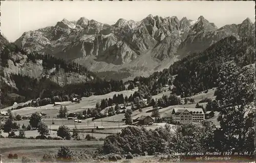 Saentis Hotel Kurhaus Rietbad Kat. Saentis