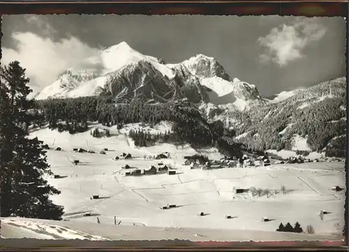 Wildhaus SG mit Schafberg Kat. Wildhaus