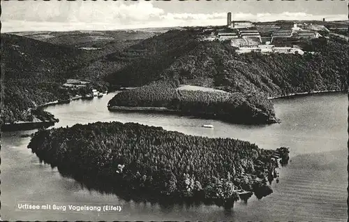 Urfttalsperre Urftsee Burg Vogelsang Lufaufnahme Kat. Kall