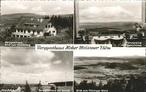 Hausen Witzenhausen Berggasthof Hoher Meissner Sender Thueringer Wald Kat. Hessisch Lichtenau