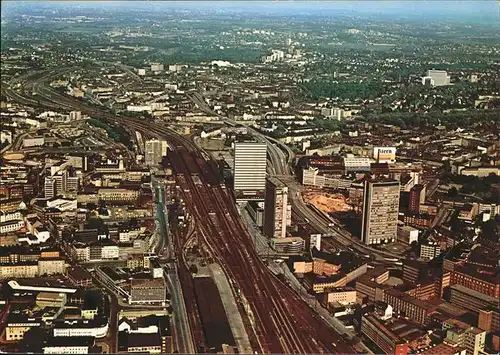 Essen Ruhr Luftaufnahme Stadtmitte Kat. Essen