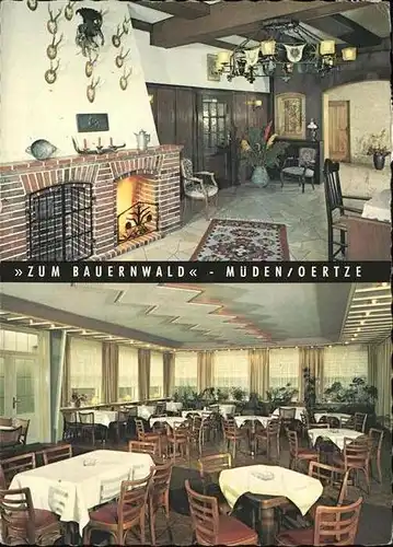 pw21783 Mueden oertze Gasthaus Pension Zum Bauernwald Kategorie. Fassberg Alte Ansichtskarten