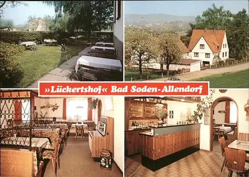 Bad Sooden Allendorf Gaststaette Lueckertshof Kat. Bad Sooden Allendorf