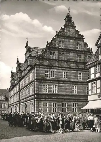 Hameln Hochzeitshaus Rattenfaengerzug Kat. Hameln