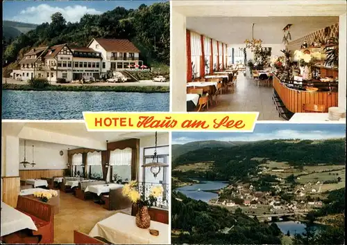 Einruhr Hotel Cafe "Haus am See" Rursee Kat. Simmerath