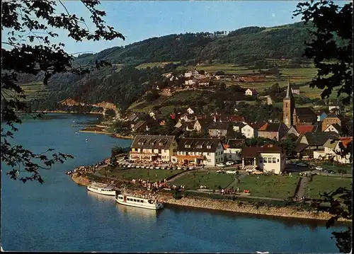 Einruhr Teilansicht Einruhr Rursee Faehrschiff Kat. Simmerath