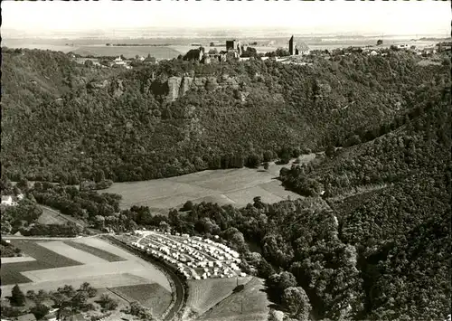 Nideggen Campingplatz Hetzingen Burg Luftaufnahme Kat. Nideggen