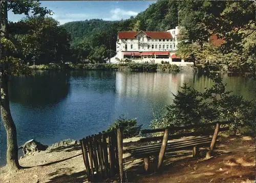 Bad Lauterberg Kneipp Kurhotel Wiesenbeker Teich Uferweg Kat. Bad Lauterberg im Harz