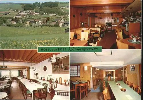 Wildbergerhuette Hotel Zur Post Kegelbahn Kat. Reichshof