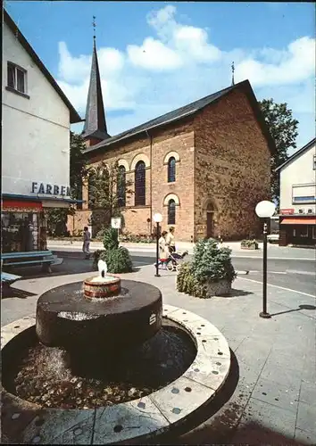 Waldbroel Ev. Kirche Brunnen Kat. Waldbroel