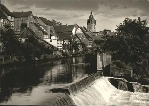 Bad Sooden Allendorf "Klein Venedig" Wehr Kirche Kat. Bad Sooden Allendorf