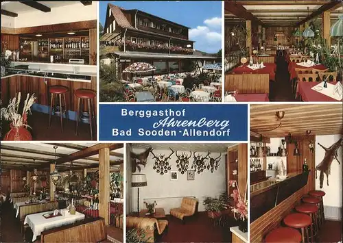 Ahrenberg Berggasthof Ahrenberg Innenansichten Kat. Bad Sooden Allendorf