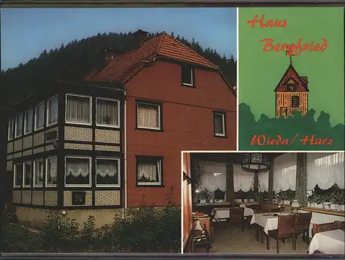 Wieda Haus Bergfried Kat. Wieda