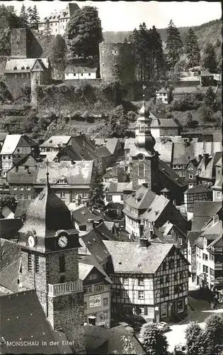 Monschau Teilansicht Monschau Kirche Burg Kat. Monschau