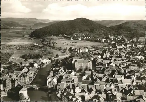 Eschwege Luftaufnahme Eschwege Werra Leuchtberg Kat. Eschwege