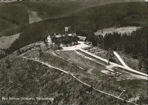 Bad Sachsa Luftaufnahme Hotel Berghof Ravensberg Kat. Bad Sachsa