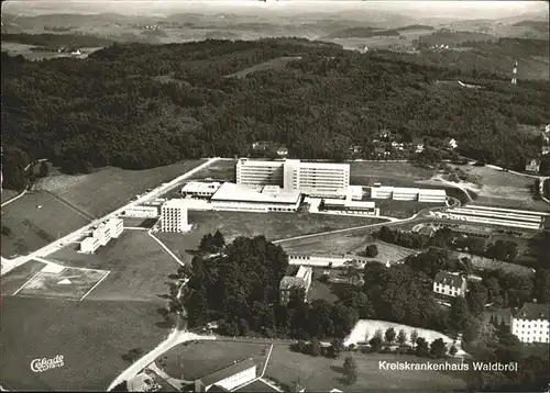 Waldbroel Luftaufnahme Kreiskrankenhaus Kat. Waldbroel