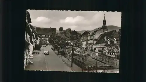 Lautenthal Marktplatz Kirche Kat. Langelsheim