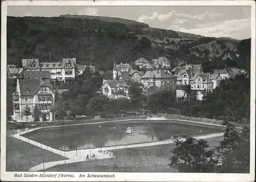 Bad Sooden Allendorf Schwanenteich Kat. Bad Sooden Allendorf