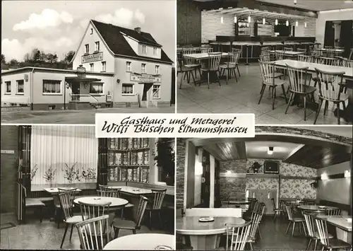 Eltmannshausen Gasthaus Metzgerei Wili Bueschen Kat. Eschwege
