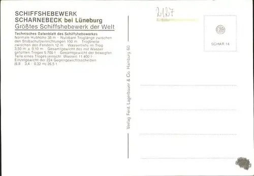 Scharnebeck Lueneburg Schiffshebewerk / Scharnebeck /Lueneburg LKR