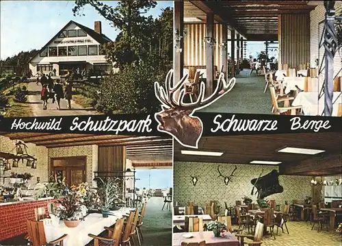 Vahrendorf Siedlung Wildpark Restaurant Schwarze Berge Kat. Rosengarten