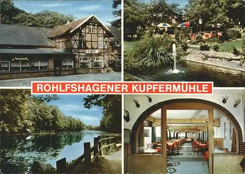 Ahrensburg Rohlfshagener Kupfermuehle Kat. Ahrensburg