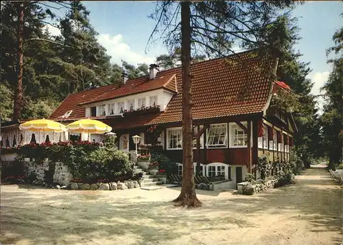 Luetjensee Forsthaus Seebergen Kat. Luetjensee