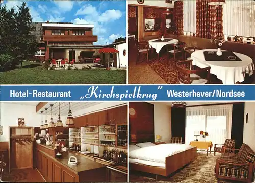 Westerhever Hotel Kirchspielkrug Kat. Westerhever