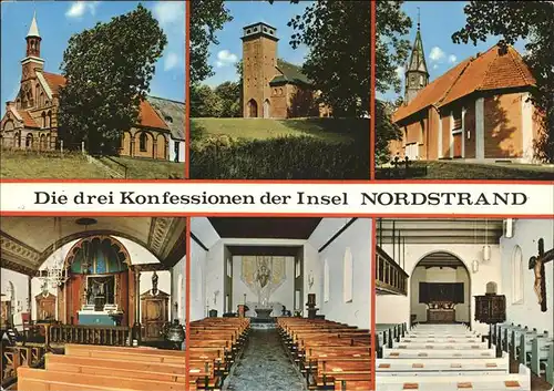 Nordstrand Die drei Konfessionen Kat. Nordstrand