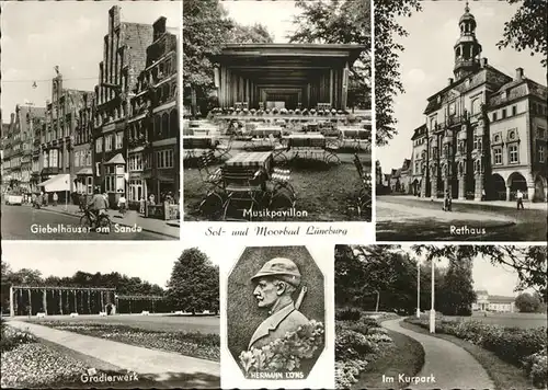 Lueneburg Rathaus Gradierwerk Hermann Loens Im Kurpark Kat. Lueneburg