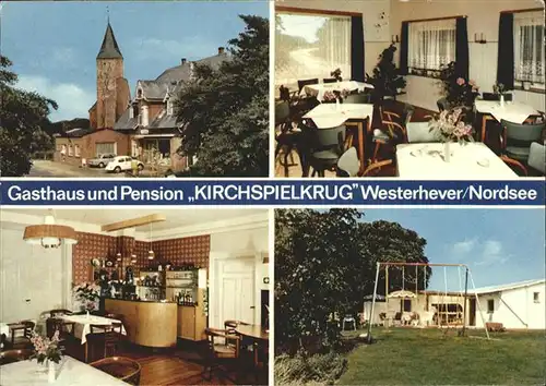 Westerhever Pension Kirchspielkrug Kat. Westerhever