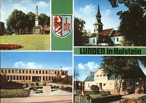 Lunden Holstein Kirche Kat. Lunden