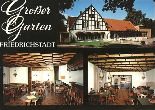 Friedrichstadt Eider Grosser Garten Grill Cafe Kat. Friedrichstadt