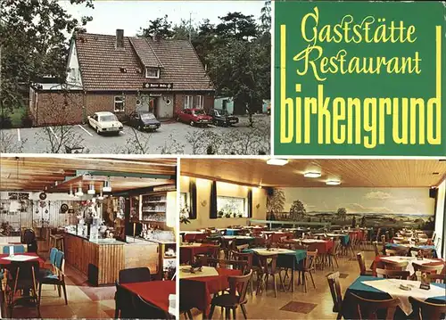 Schneverdingen Restaurant Birkengrund Kat. Schneverdingen
