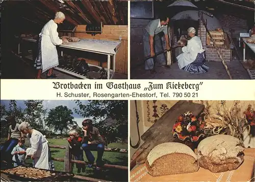 Ehestorf Harburg Gasthaus Zum Kiekeberg Kat. Rosengarten