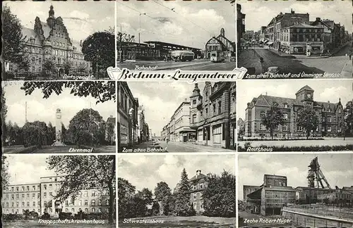 Bochum Amtshaus Bahnhof Ehrenmal Kat. Bochum