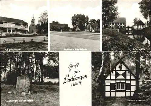 Ladbergen ALte Muehle An der Kirche Heimatmuseum Kat. Ladbergen