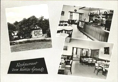 Kirchhoerde restaurant Zum Kuehlen Grunde Kat. Dortmund