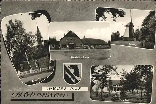 Abbensen Edemissen Muehle Kapelle Gasthaus Knop Kat. Edemissen